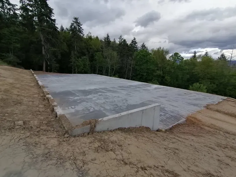 Terrasse béton à Paulhaguet