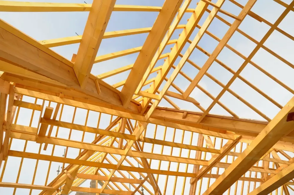 Charpente traditionnelle à Paulhaguet